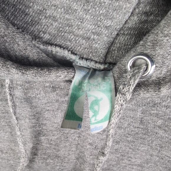 Discus Vintage '80s Tri-blend heather Gray Pullover Hoodie Sweatshirt Medium - Picture 5 of 10